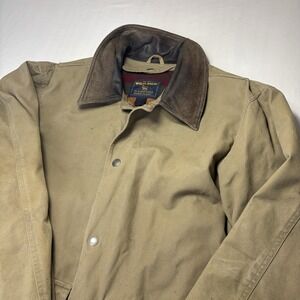 Vintage Woolrich Wool Jacket Blanket Lined Barn Chore Coat Duck Workwear Men's M